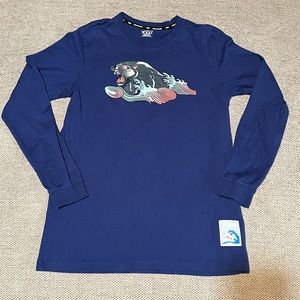 Puma Pink‎ Dolphin Long Sleeve Tee Medium